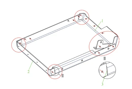 Bending with an assembly structure