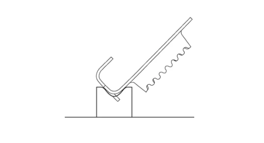 Lower die interference